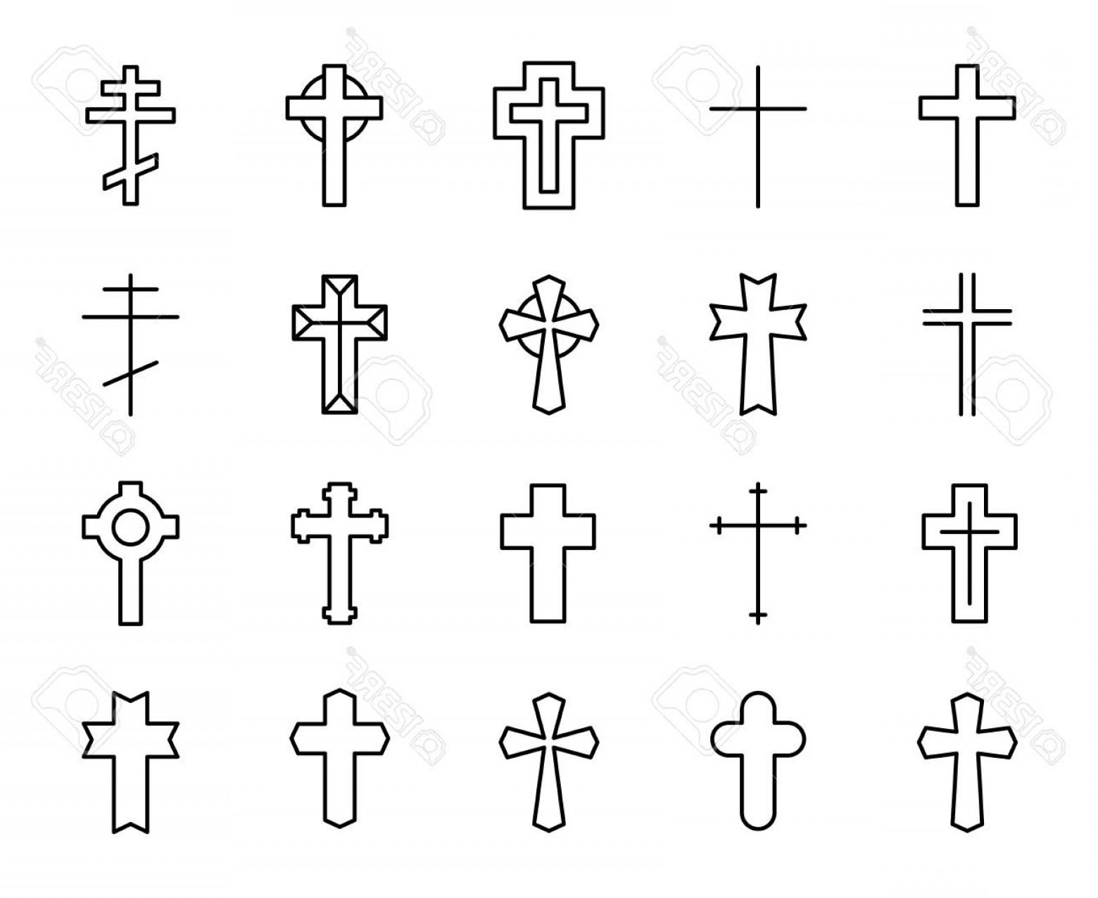 Simple Cross Vector at Vectorified.com | Collection of Simple Cross