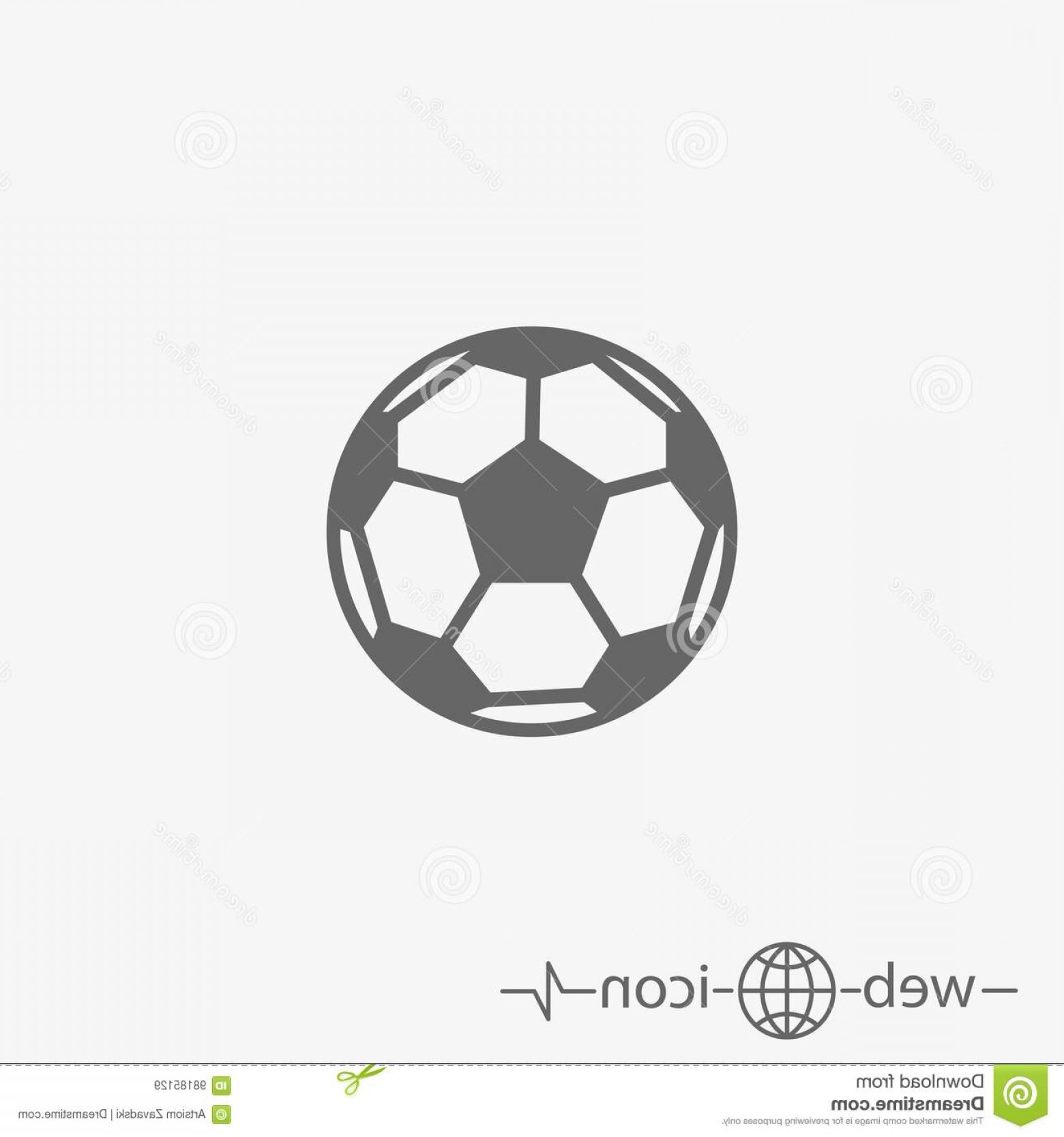 Soccer Ball Outline Vector at Collection of Soccer