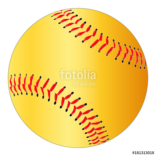 Softball Vector Free Download at Collection of
