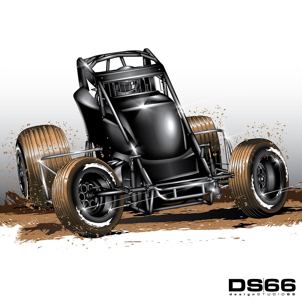 Sprint Car Vector at Collection of Sprint Car Vector