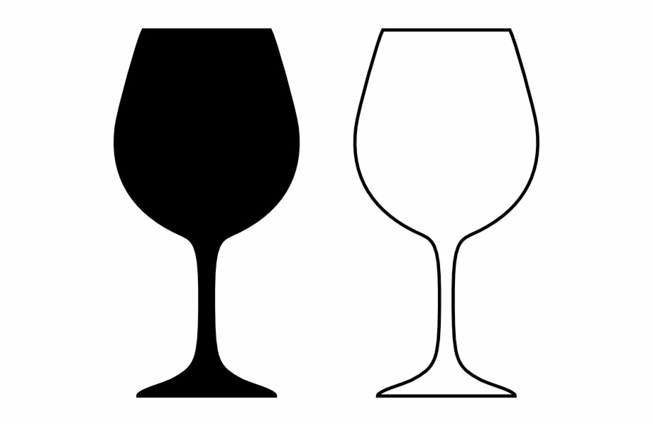 Stemless Wine Glass Vector at Collection of Stemless