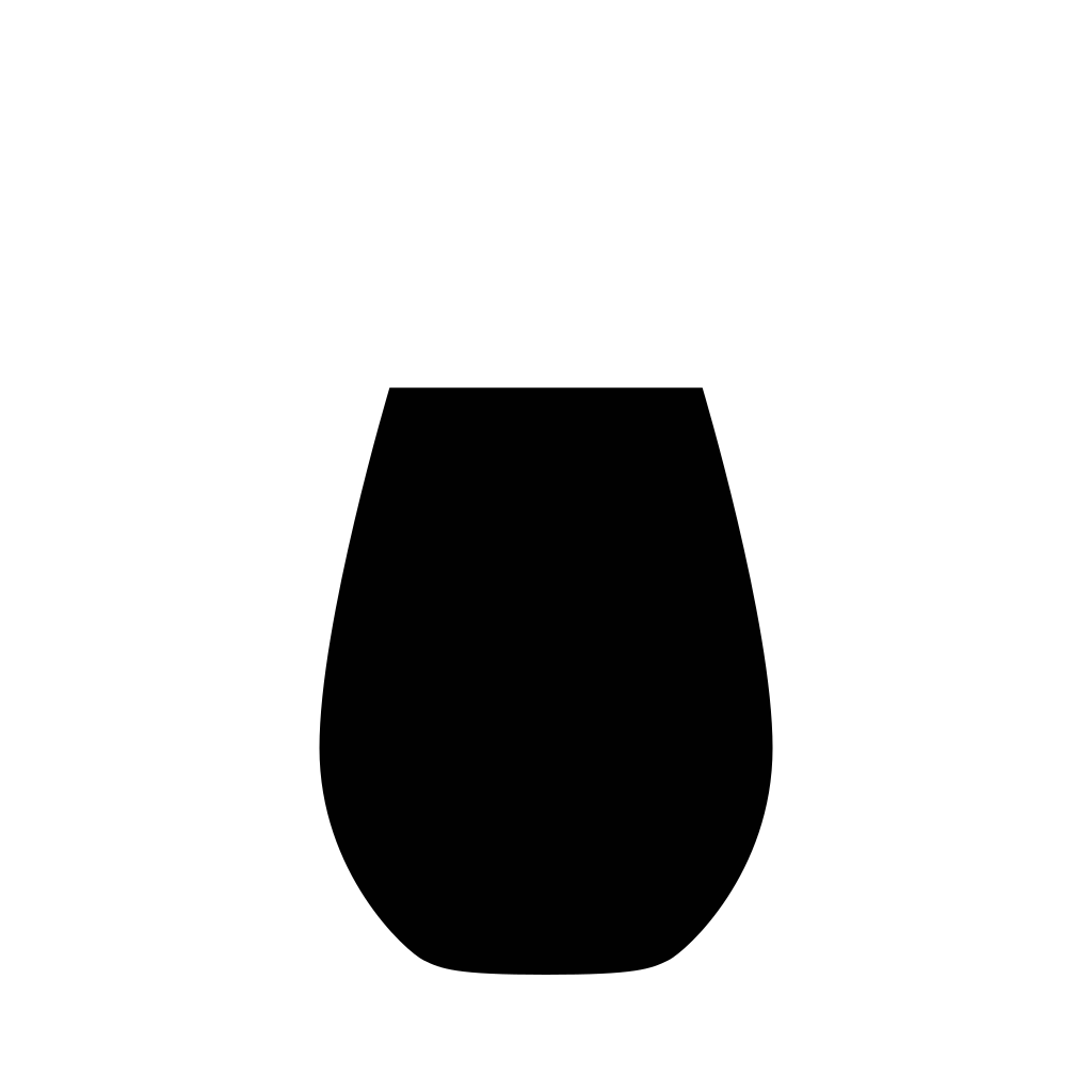 Stemless Wine Glass Vector at Collection of Stemless