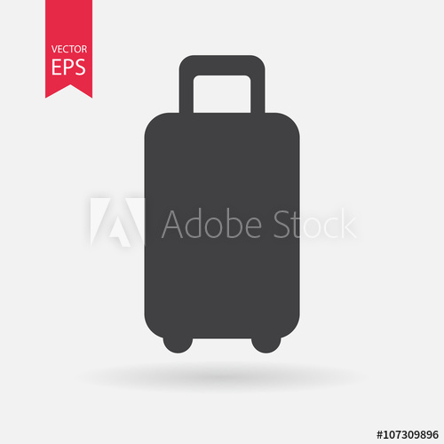 Suitcase Icon Vector at Collection of Suitcase Icon
