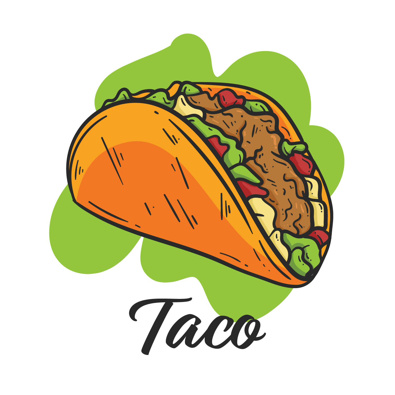 Taco Logo Vector at Collection of Taco Logo Vector