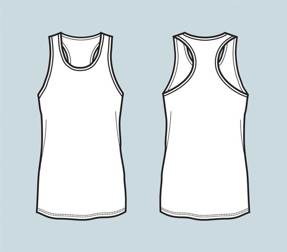 Tank Top Vector at Collection of Tank Top Vector free