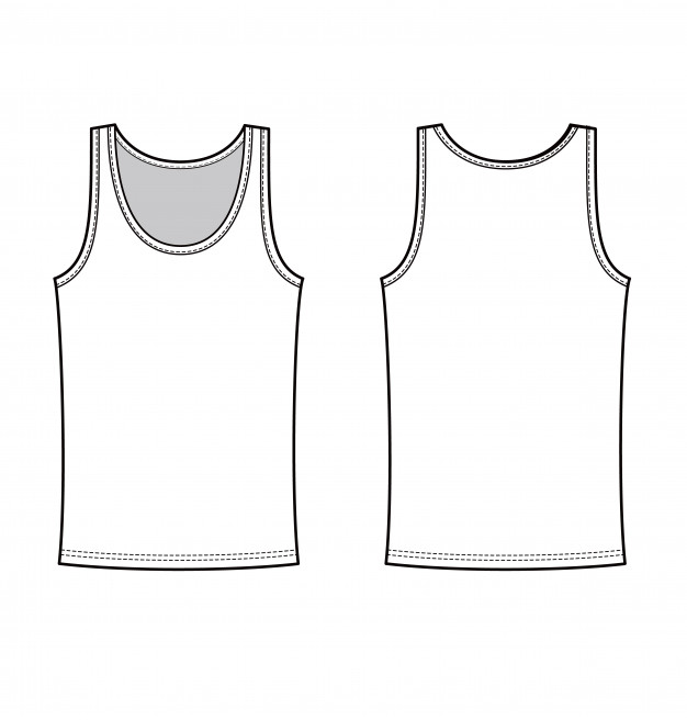 Tank Top Vector at Collection of Tank Top Vector free