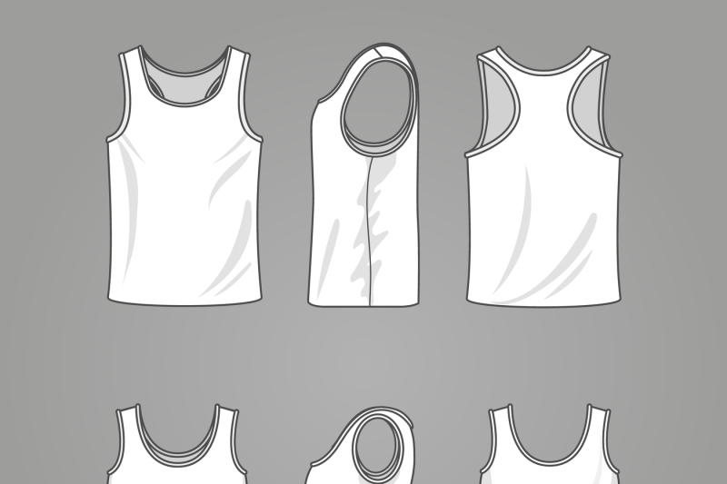 Tank Top Vector at Collection of Tank Top Vector free
