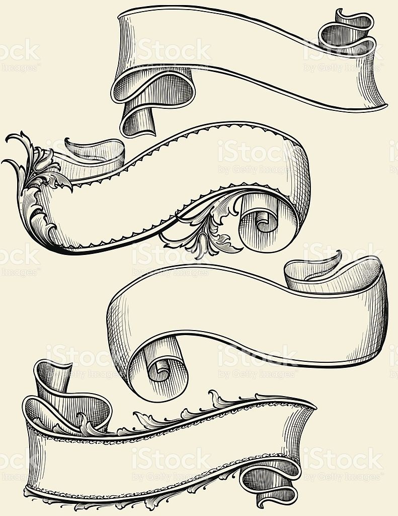 Tattoo Banner Vector at Collection of Tattoo Banner