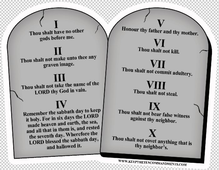 Ten Commandments Vector at Collection of Ten