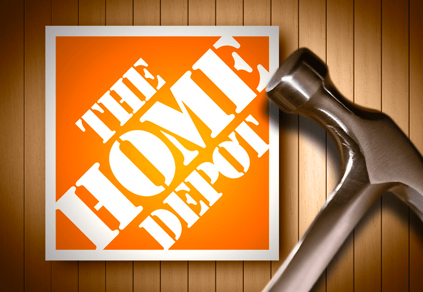 The Home Depot Logo Vector at Collection of The Home
