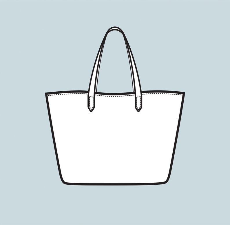 Tote Bag Vector at Collection of Tote Bag Vector free