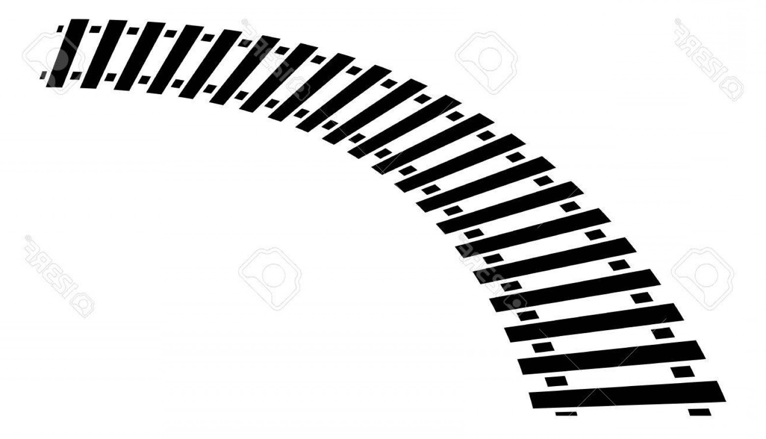 Train Track Vector at Collection of Train Track