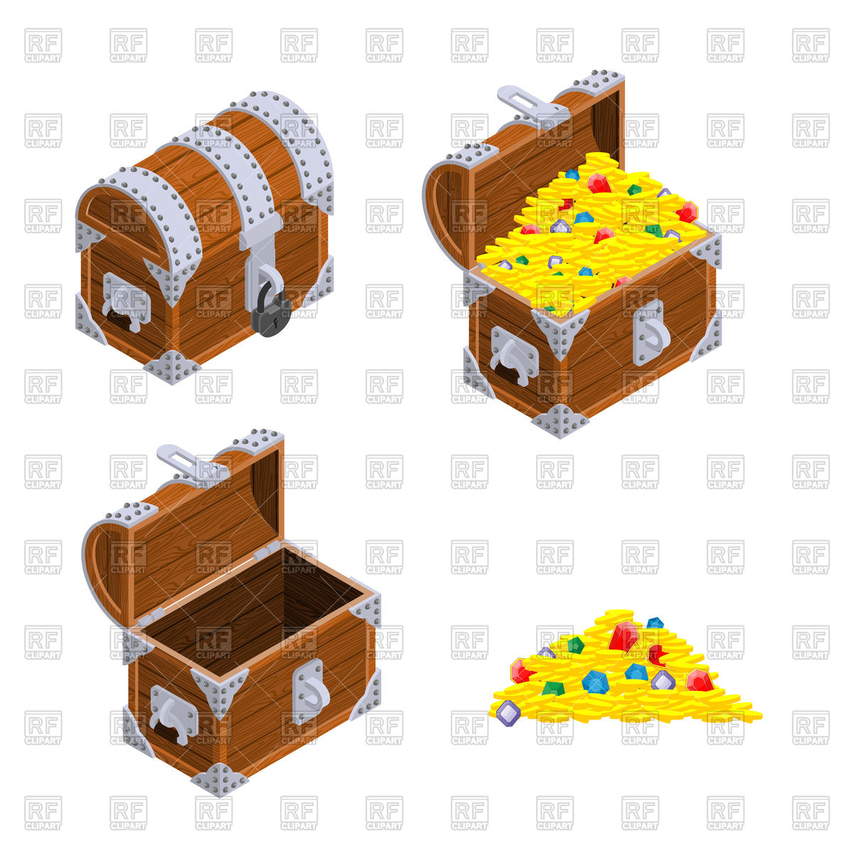 Treasure Chest Vector at Collection of Treasure Chest