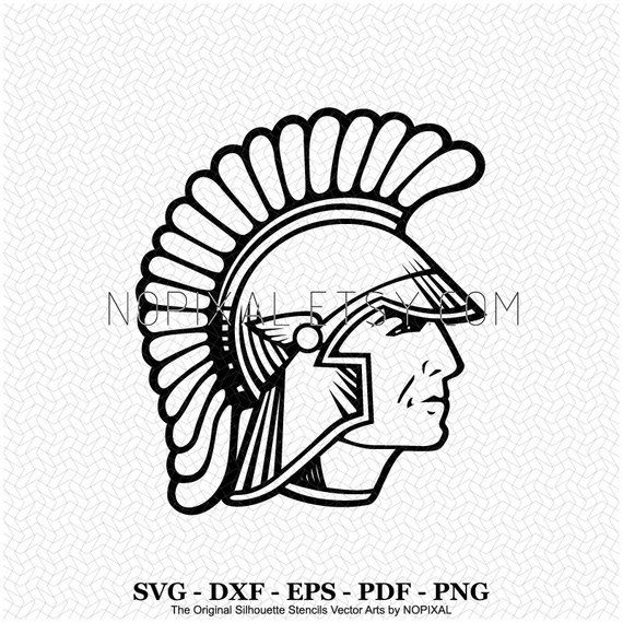 Trojan Head Vector at Collection of Trojan Head