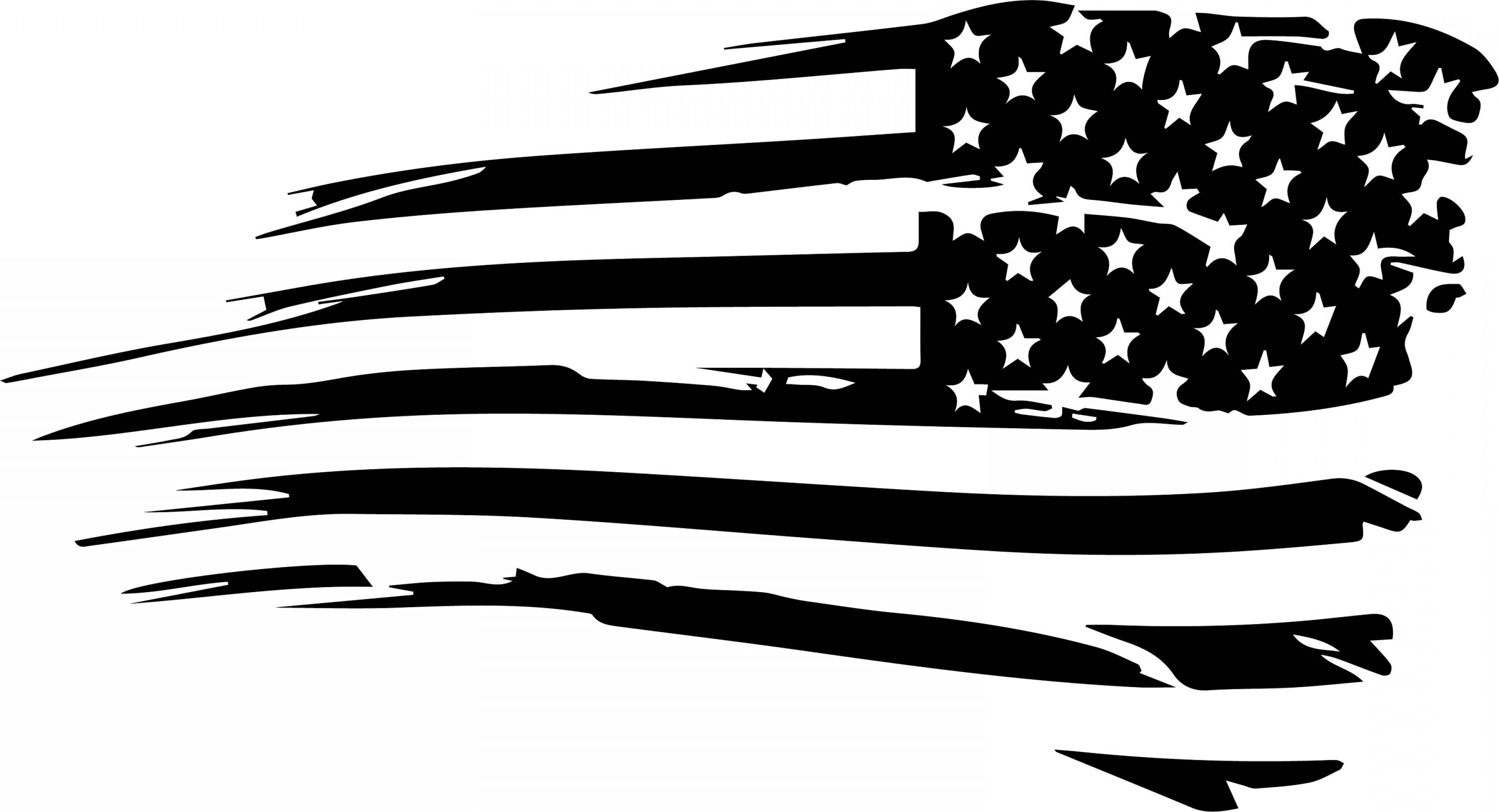 Vector American Flag Black And White at Collection of