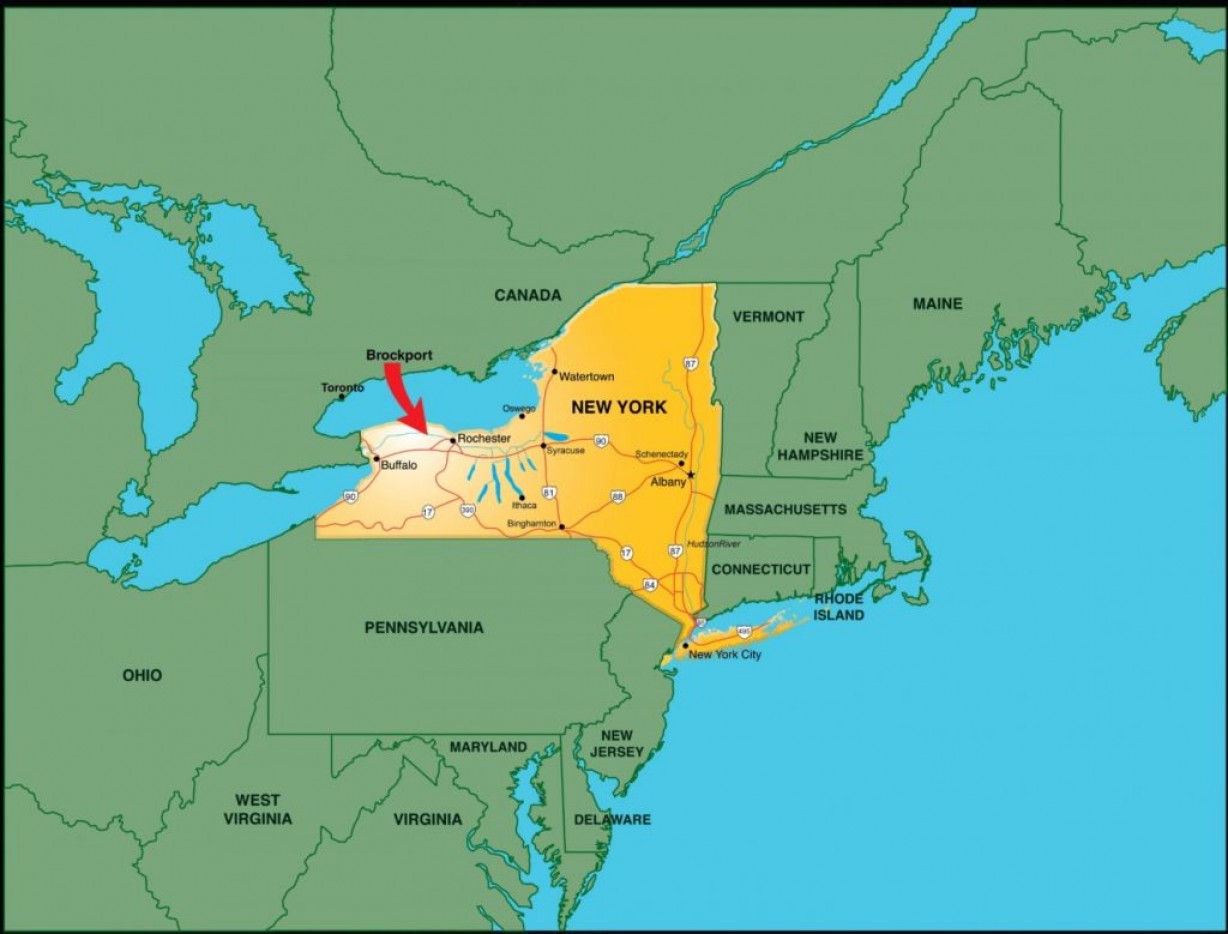 Buffalo New York Coordinates On The New York State Map Vector Buffalo Ny at Collection of Vector Buffalo Ny