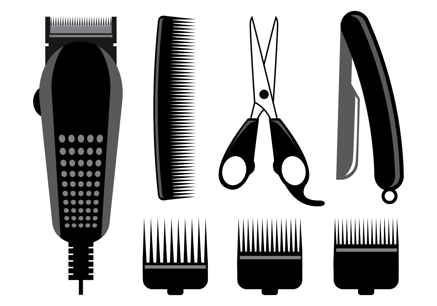 Vector Hair Clippers at Collection of Vector Hair