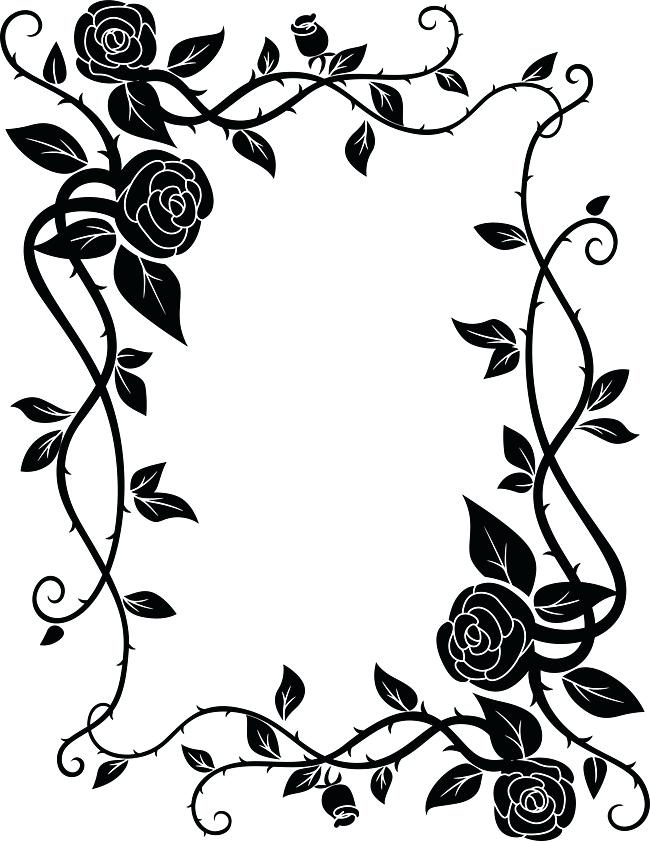 Vine Border Svg Free 90+ File for DIY Tshirt, Mug, Decoration and more