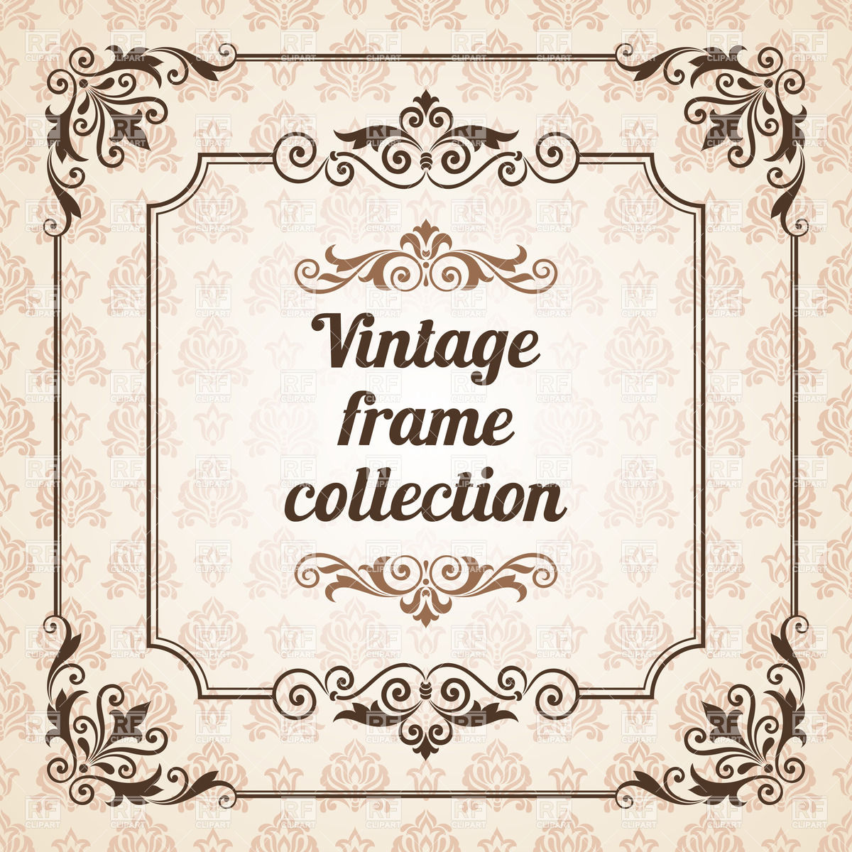 Vintage Frame Vector Free at Collection of Vintage