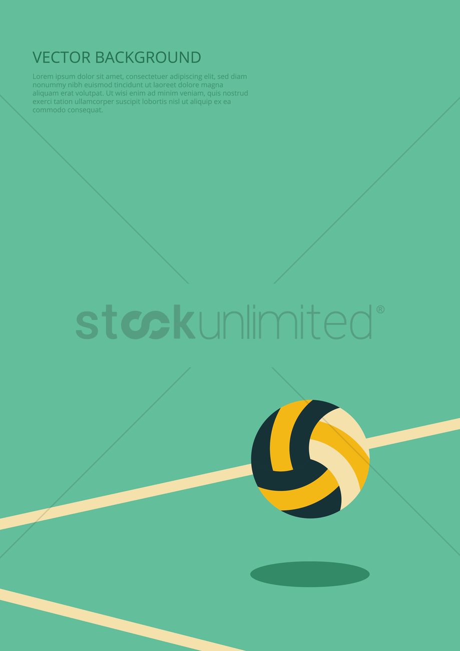 Volleyball Background Vector at Collection of
