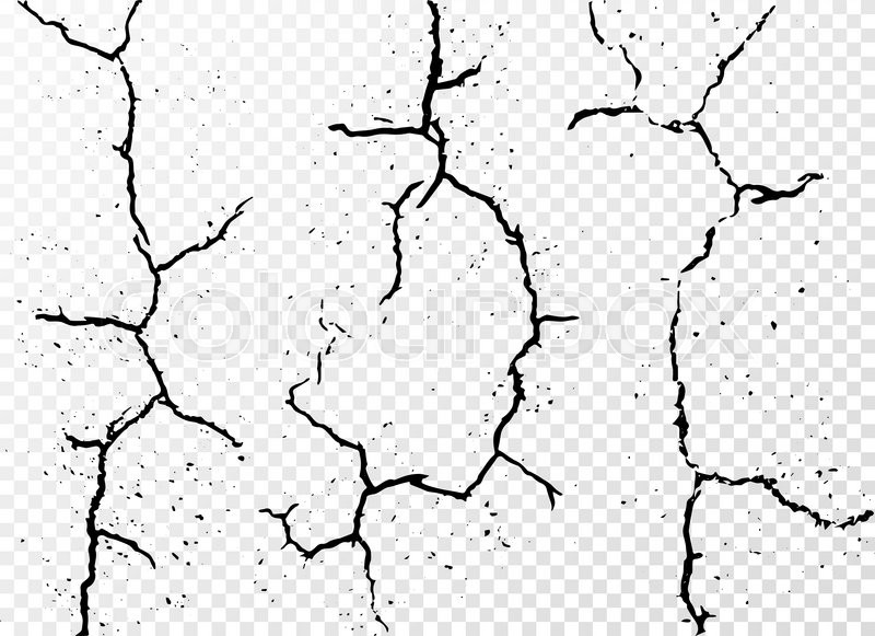 Wall Crack Vector at Collection of Wall Crack Vector