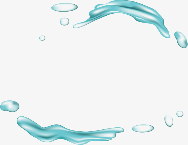 Water Border Vector at Collection of Water Border