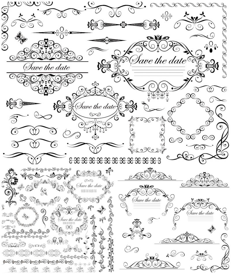 Wedding Border Vector at Collection of Wedding Border Vector free for personal use
