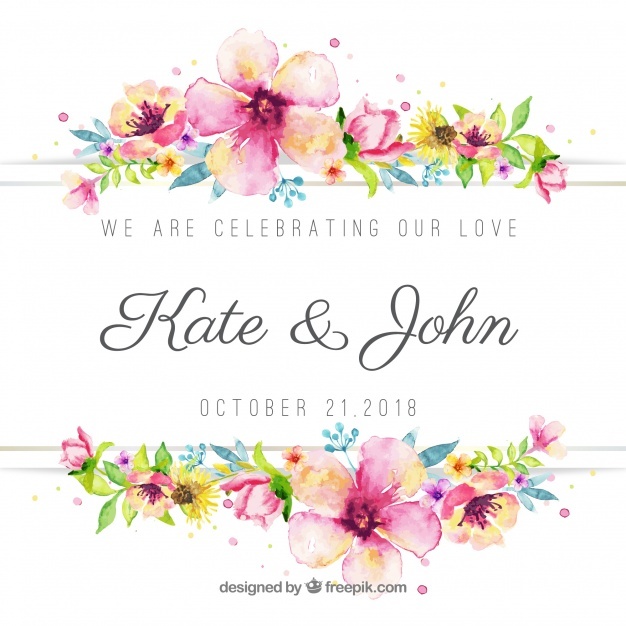 Wedding Floral Vector at Collection of Wedding Floral