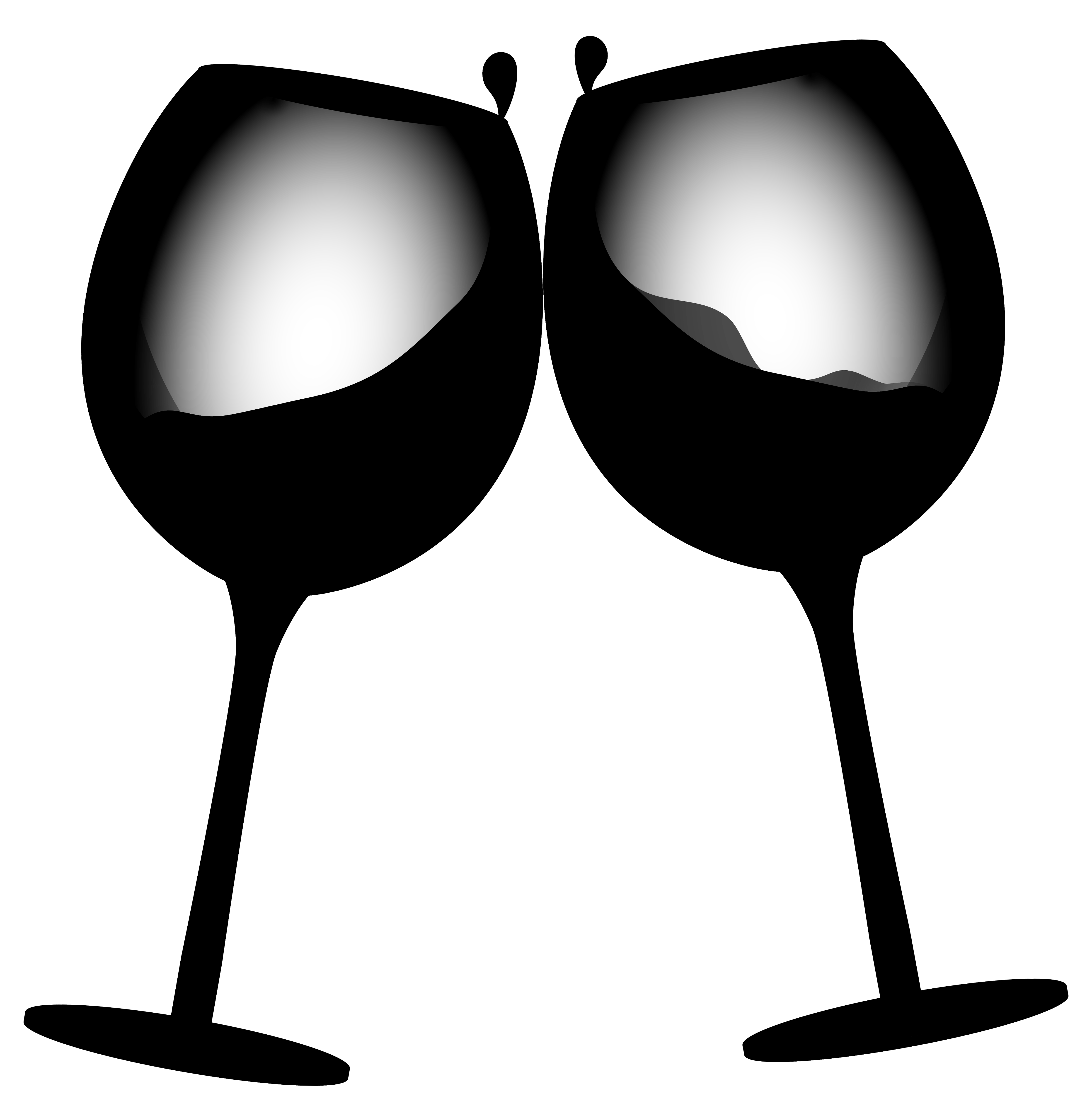 Wine Glass Outline Vector at Collection of Wine Glass