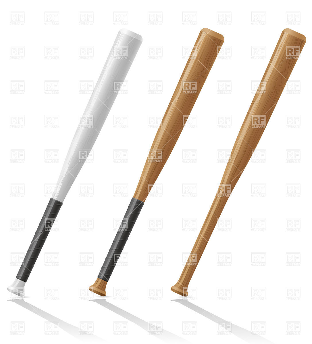 Wooden Baseball Bat Vector at Collection of Wooden