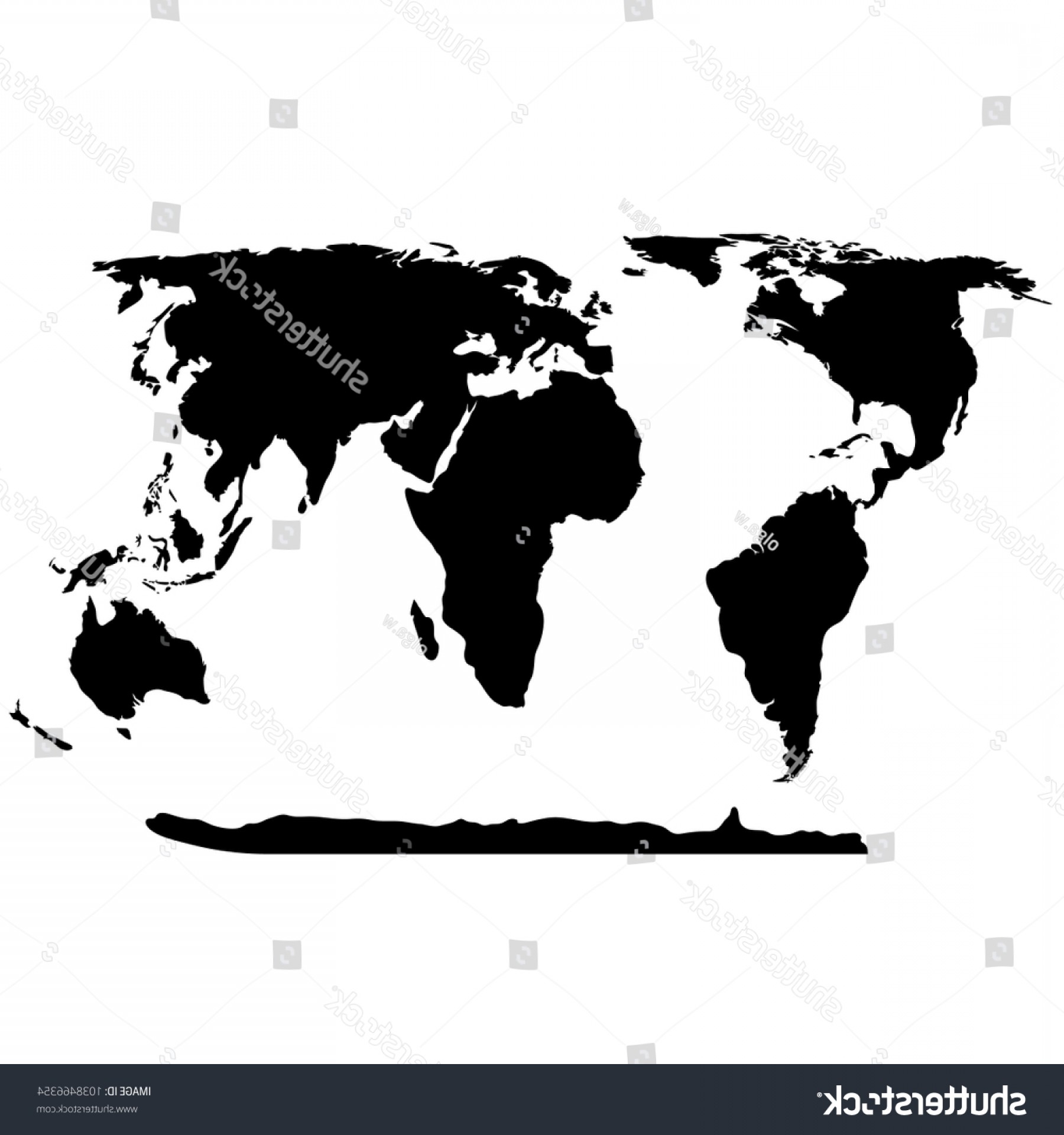 World Map Vector Black And White at Vectorified.com | Collection of