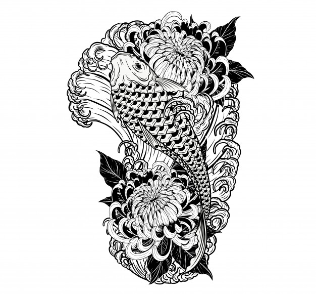 Yakuza Tattoo Vector at Collection of Yakuza Tattoo