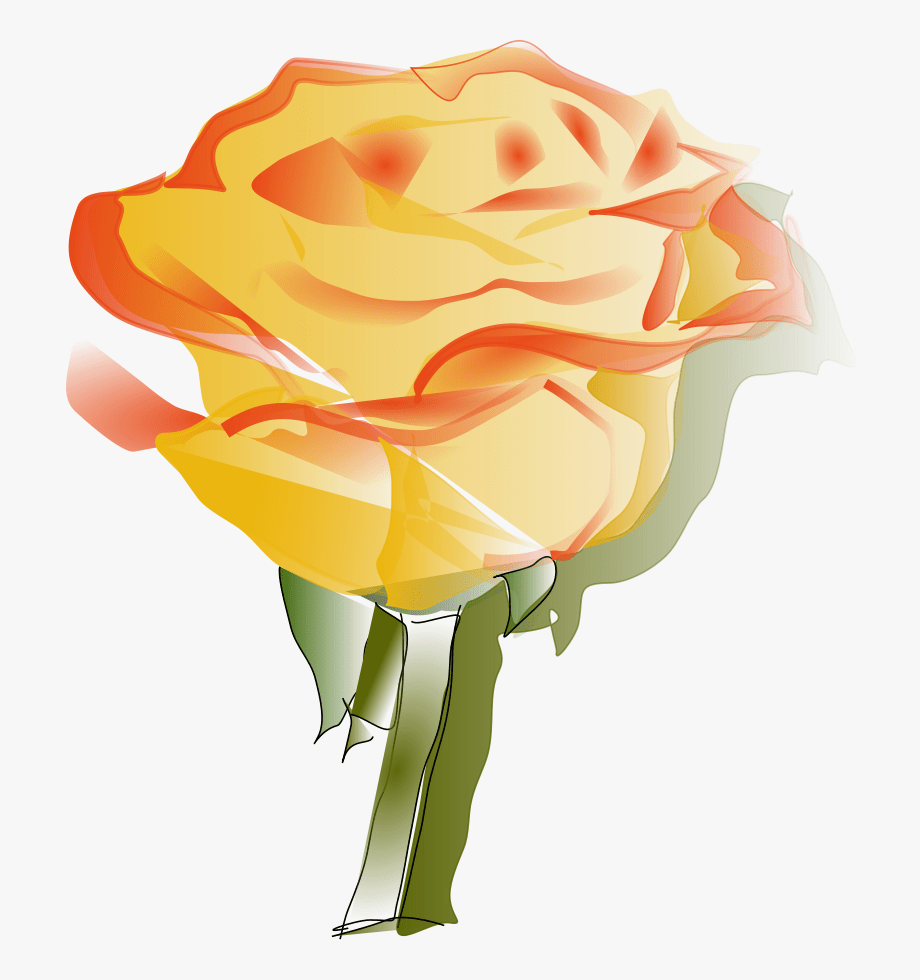 Yellow Rose Vector at Collection of Yellow Rose Vector free for personal use