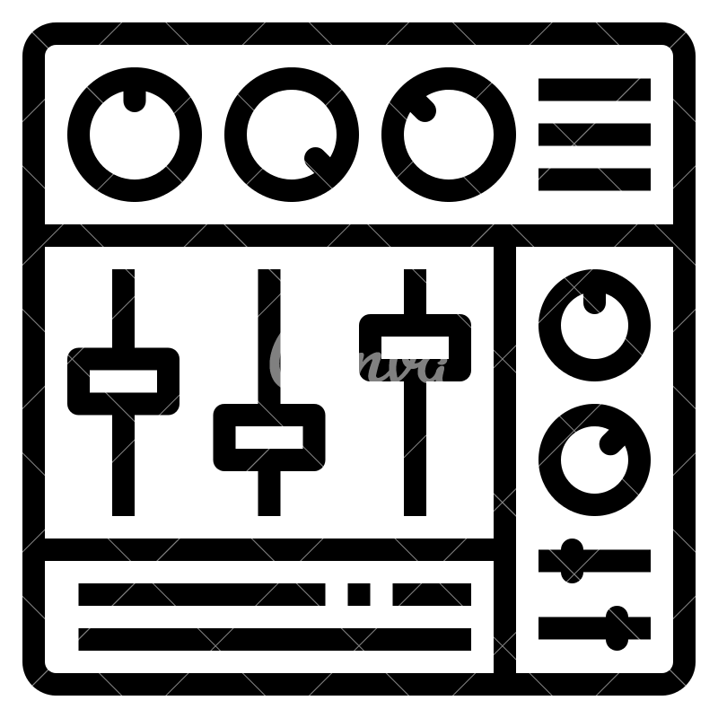 Audio Mixer Icon at Collection of Audio Mixer Icon