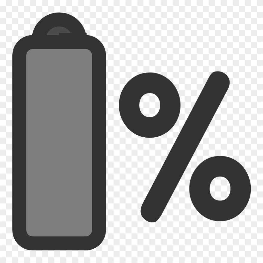 Battery Percentage Icon at Collection of Battery