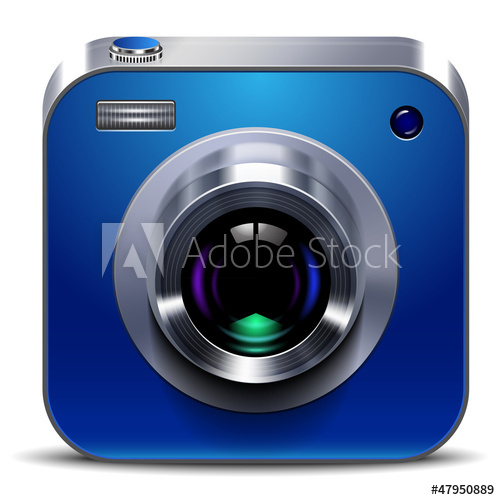 Blue Camera Icon at Collection of Blue Camera Icon
