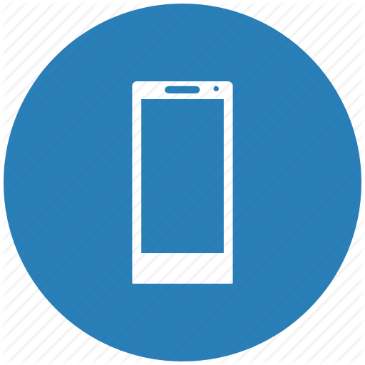 Blue Cell Phone Icon at Collection of Blue Cell Phone