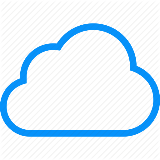 Blue Cloud Icon at Collection of Blue Cloud Icon free