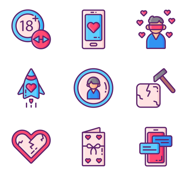 Blue Heart Icon On Android at Collection of Blue