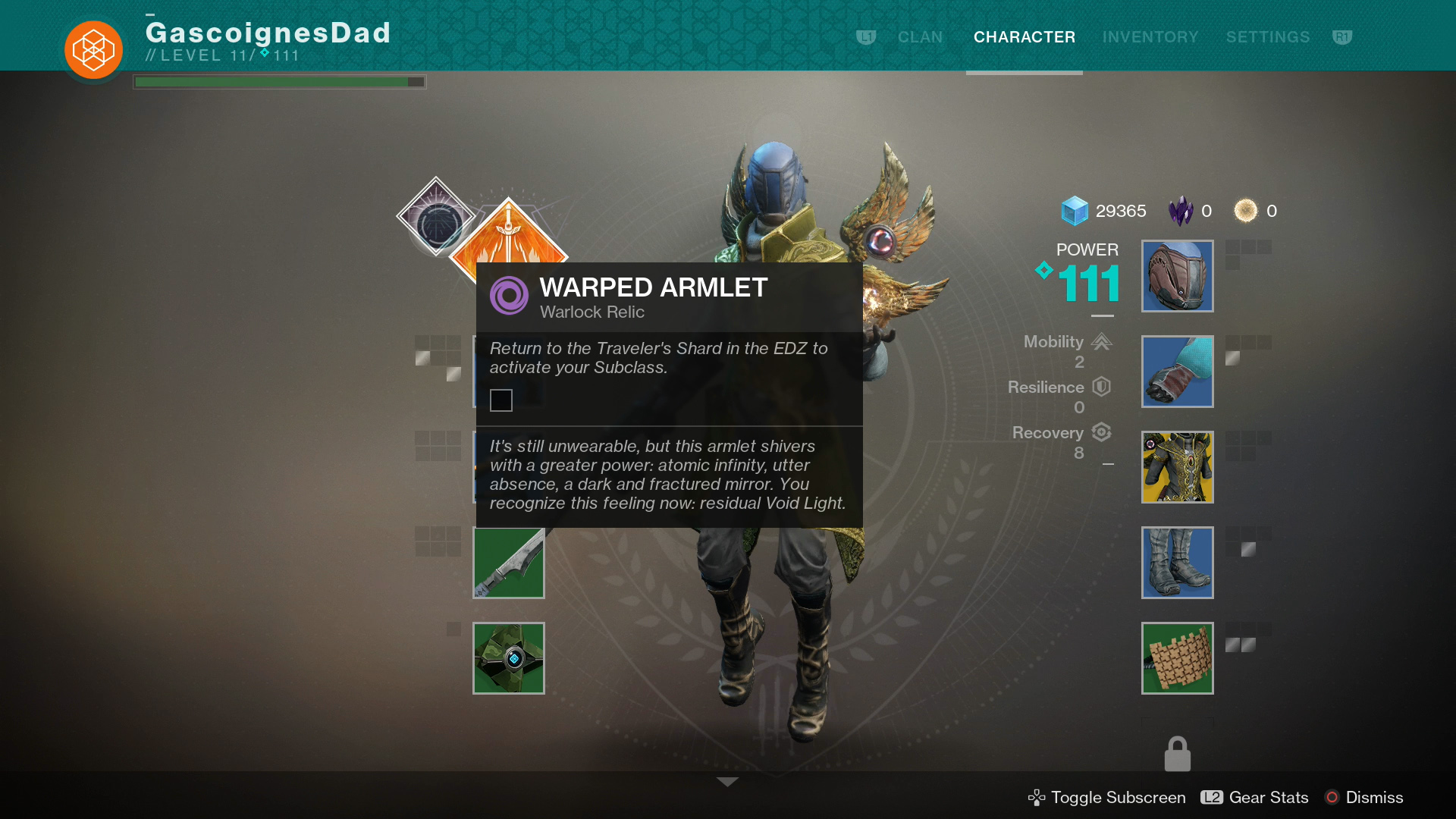 Destiny 2 Message Icon at Collection of