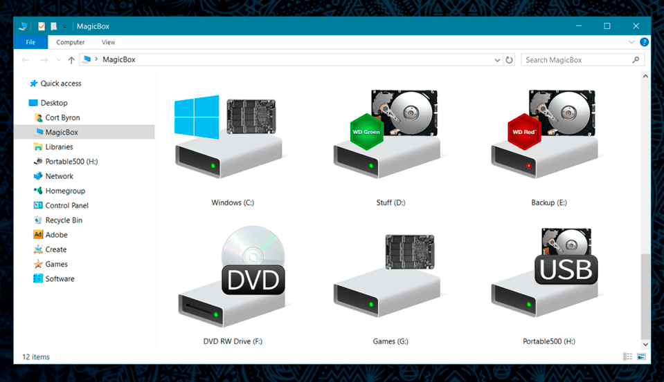 Drive Icon Windows 10 at Collection of Drive Icon