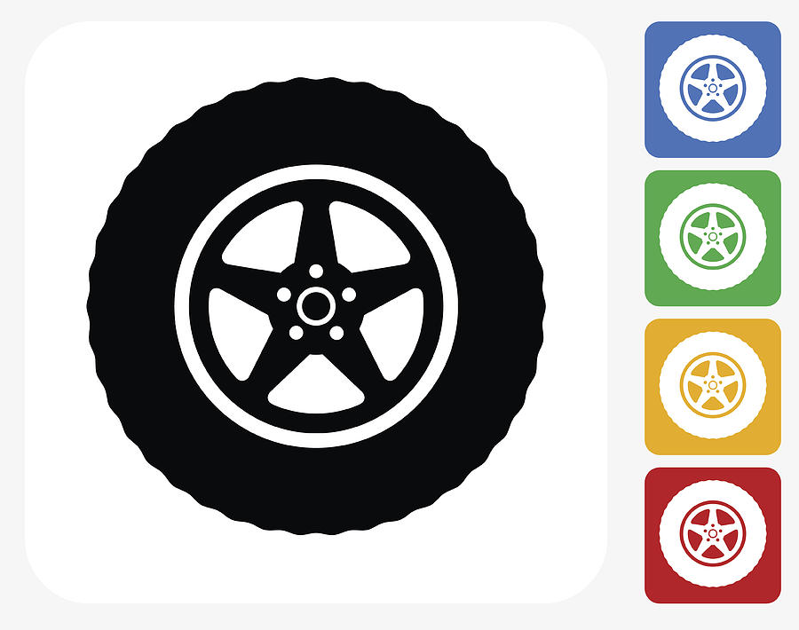 Flat Tire Icon at Collection of Flat Tire Icon free