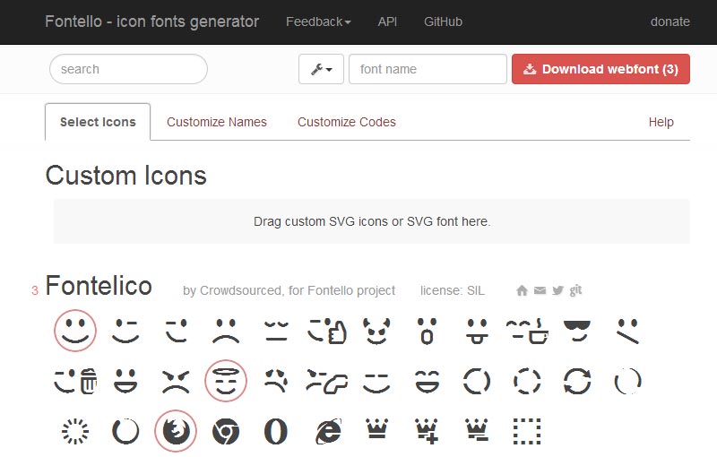 Font Awesome Icon Generator at Collection of Font