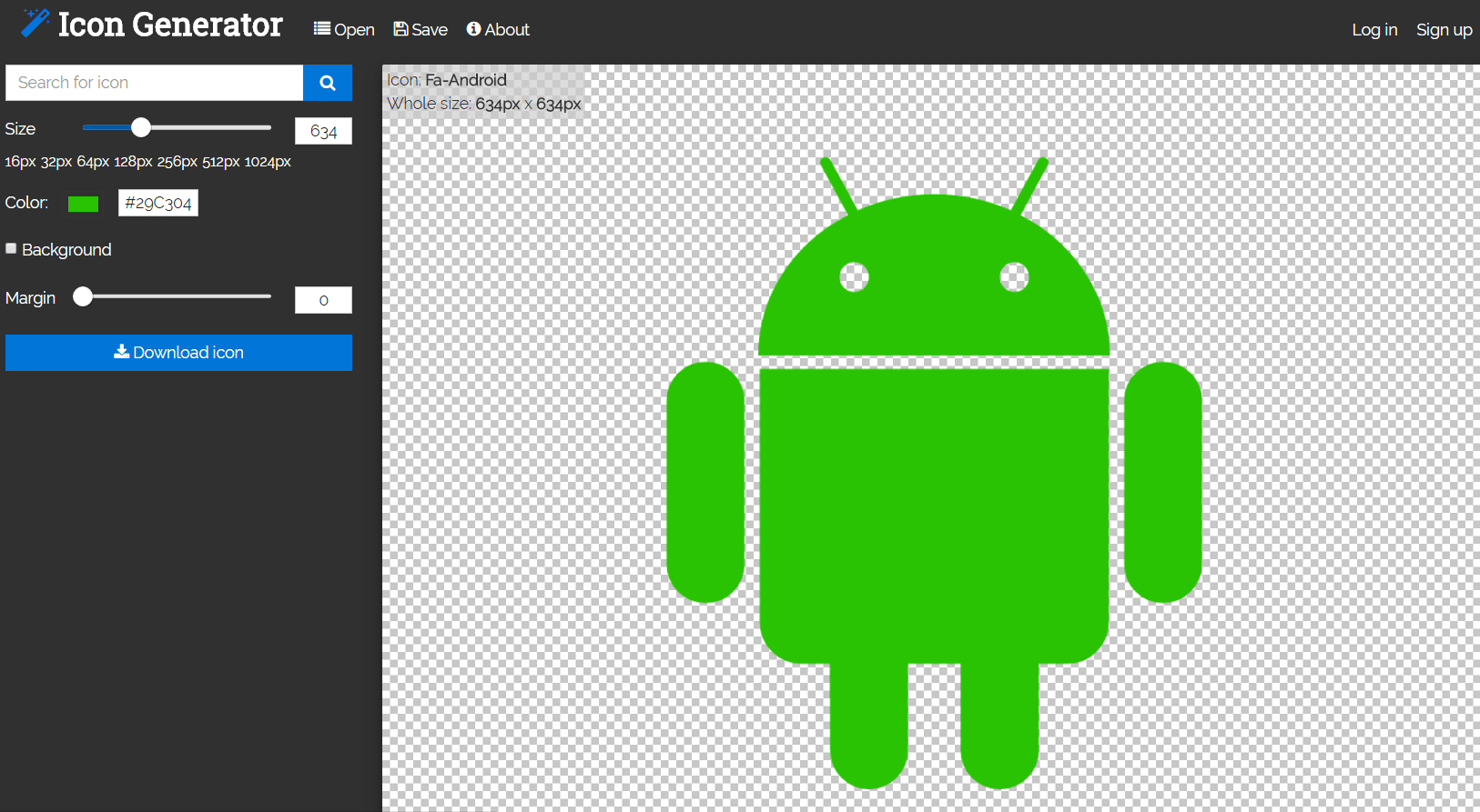 Font Awesome Icon Generator at Collection of Font