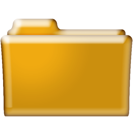 Gold Folder Icon at Collection of Gold Folder Icon free for personal use