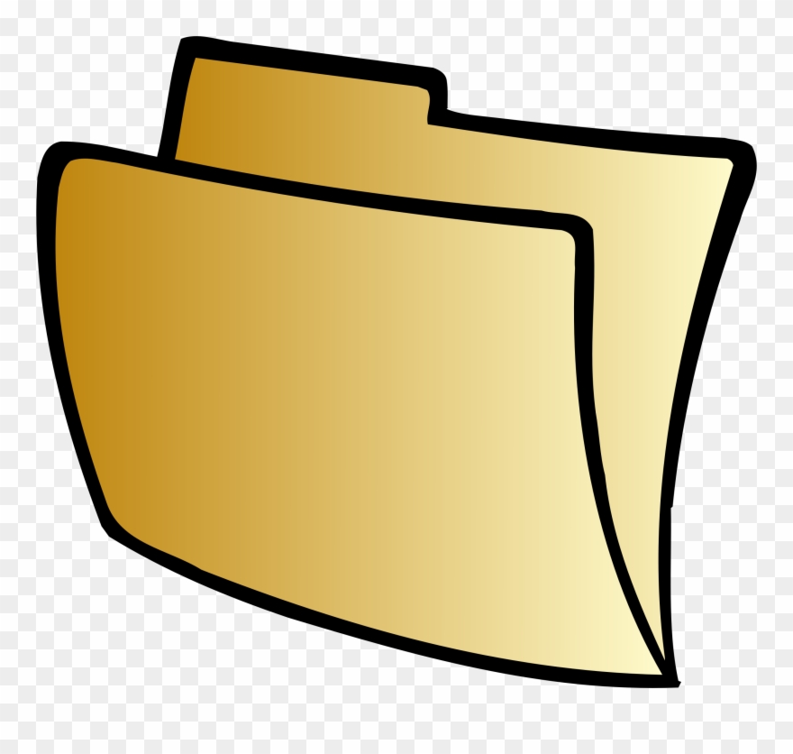 Gold Folder Icon at Collection of Gold Folder Icon free for personal use
