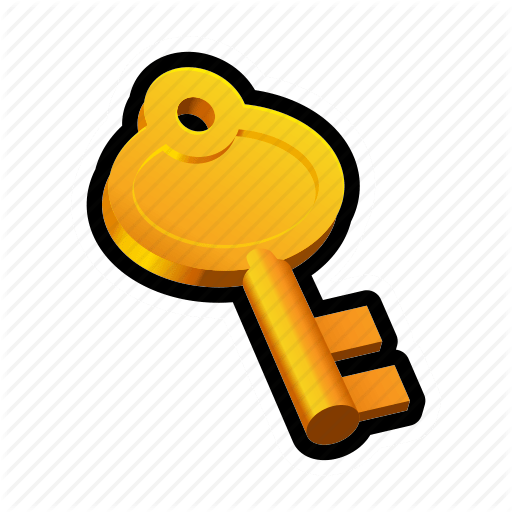 Gold Key Icon at Collection of Gold Key Icon free for personal use