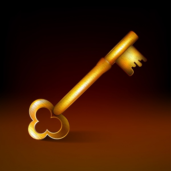 Gold Key Icon at Collection of Gold Key Icon free for personal use