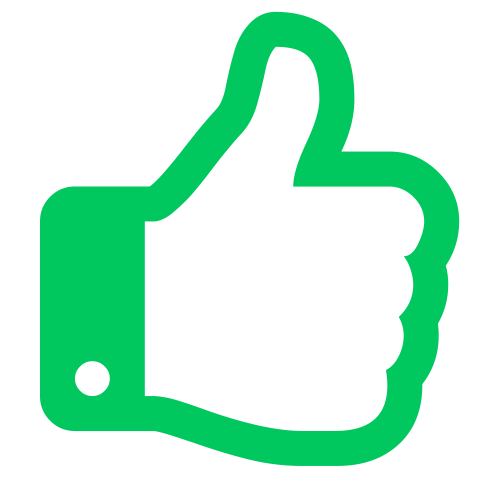 Green Thumbs Up Icon at Collection of Green Thumbs Up