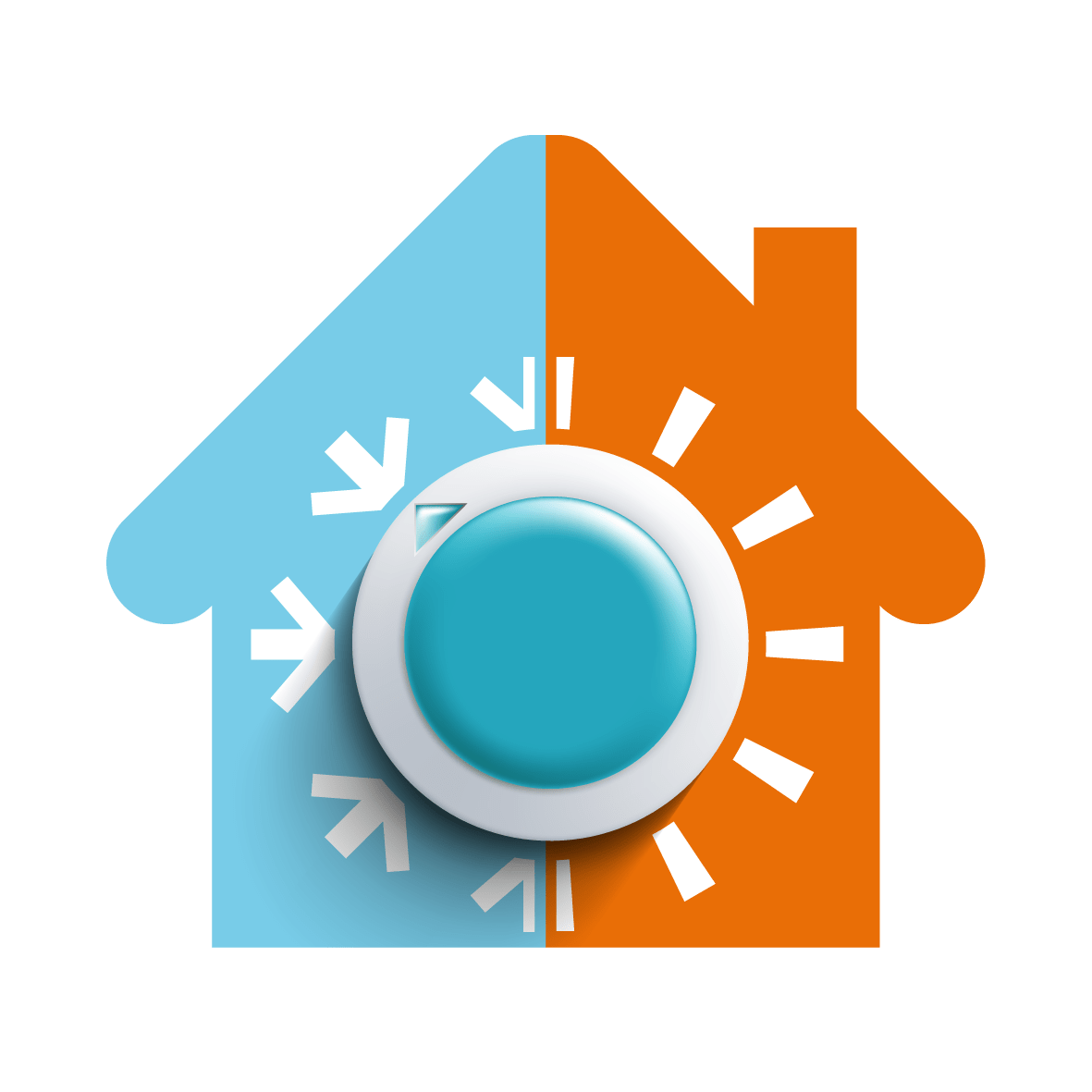 Heating And Cooling Icon at Collection of Heating And